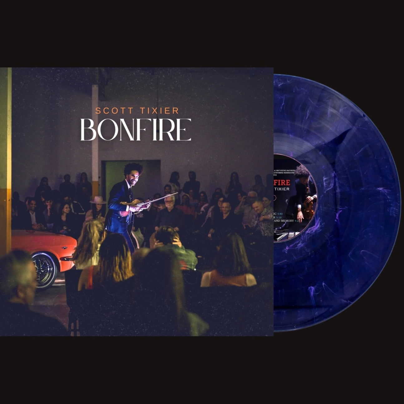 BONFIRE - Signed 180g Deep Marble Blue/Purple Vinyl (Limited Edition)